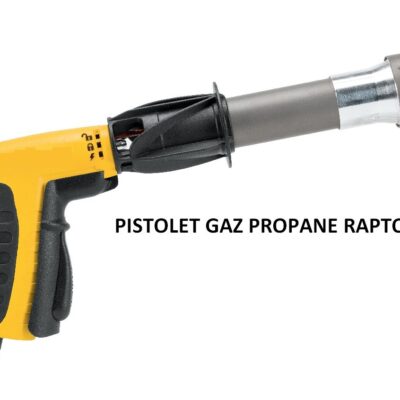 Pistolet gaz RAPTOR très léger mais très pertinant à l'usage