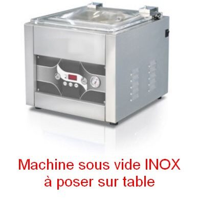 La machine sous vide permet de vider l'air dans un sac sous vide et augmenter la conservation des aliments.