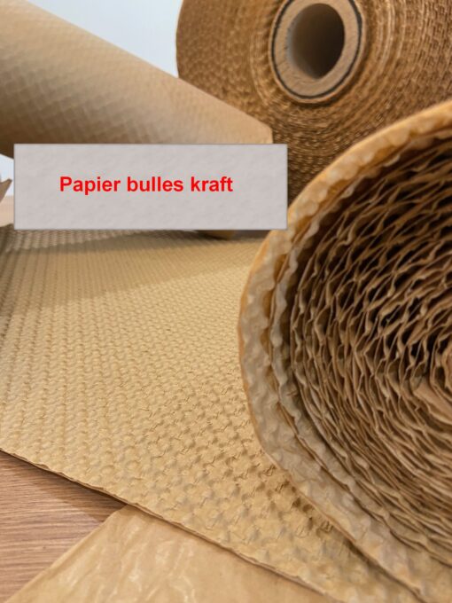 Le papier bulles kraft est une alternative écologique pour le calage des produits durant le transport.