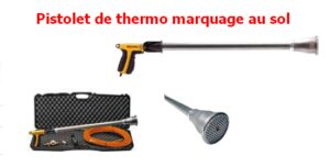 Pistolet pour marquage au sol