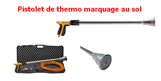 Pistolet pour marquage au sol