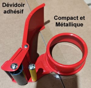 Dévidoir d'adhésif compact